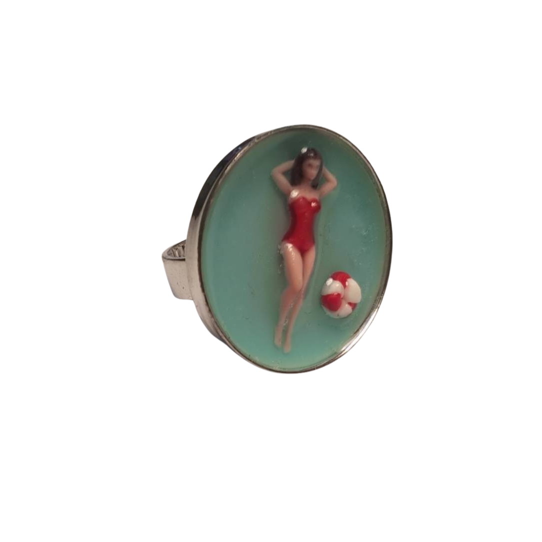 Ring - Badenixe mit Wasserball