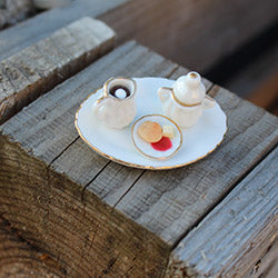 Brosche - Kaffeekränzchen