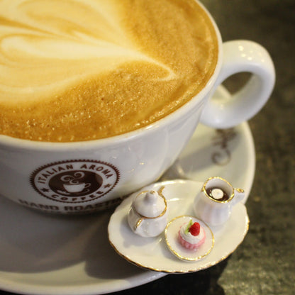 Brosche - Kaffeekränzchen