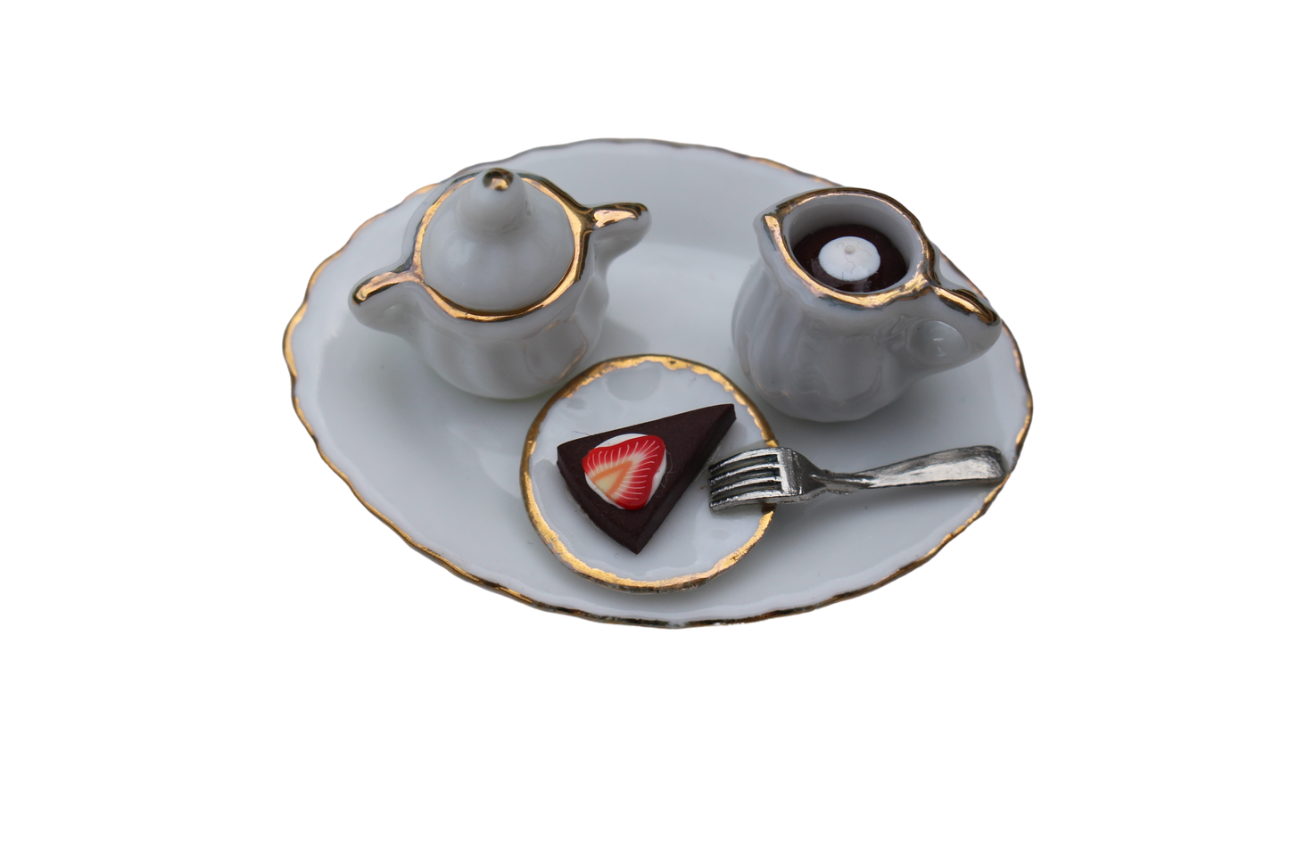 Brosche - Kaffeekränzchen