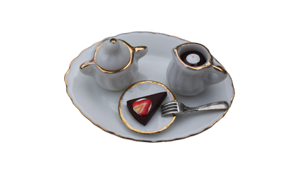 Brosche - Kaffeekränzchen