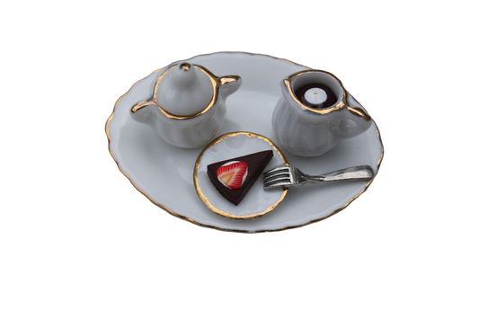 Brosche - Kaffeekränzchen